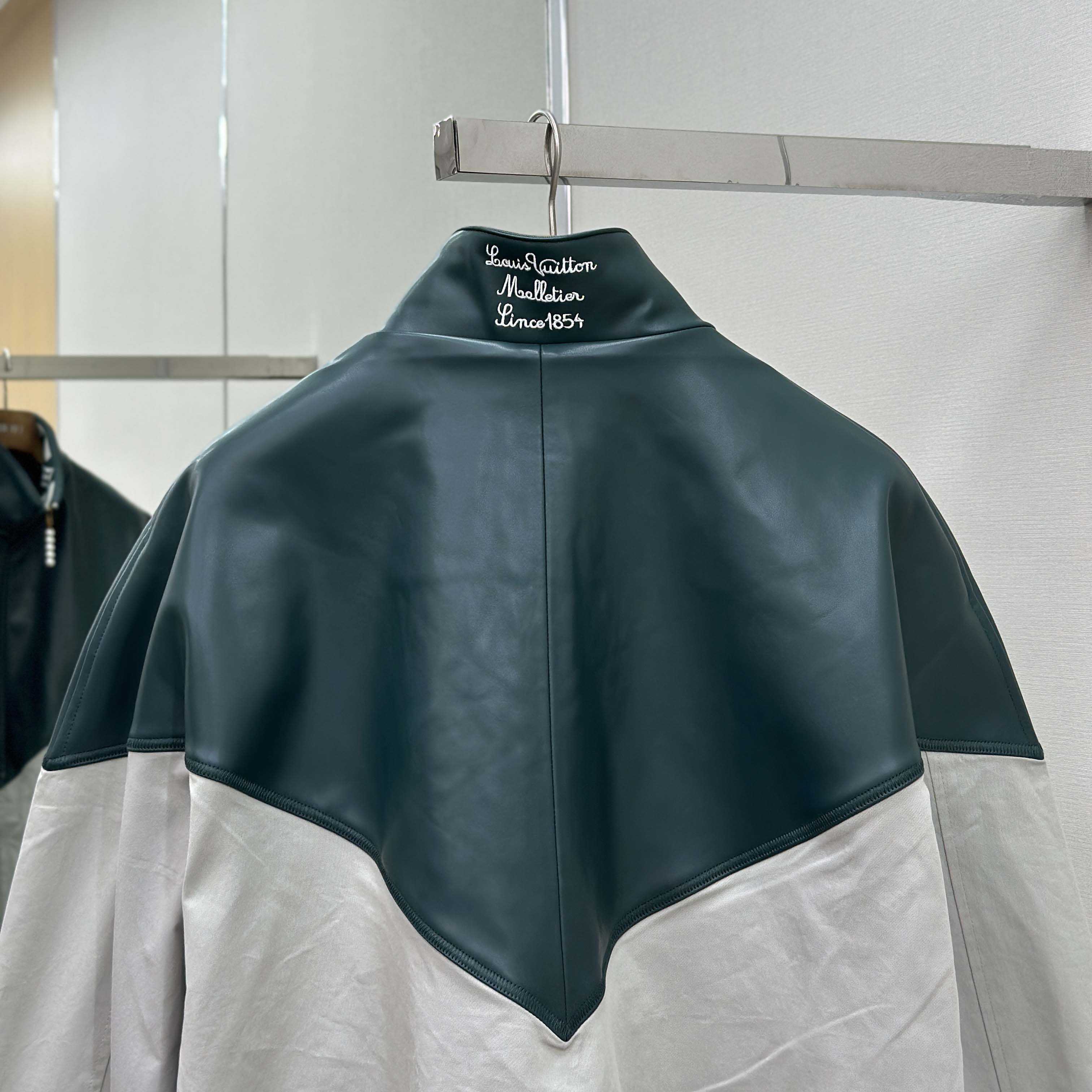 Louis Vuitton Graphic Leather Mix Tracktop   1AIJX2 - FashionPlug