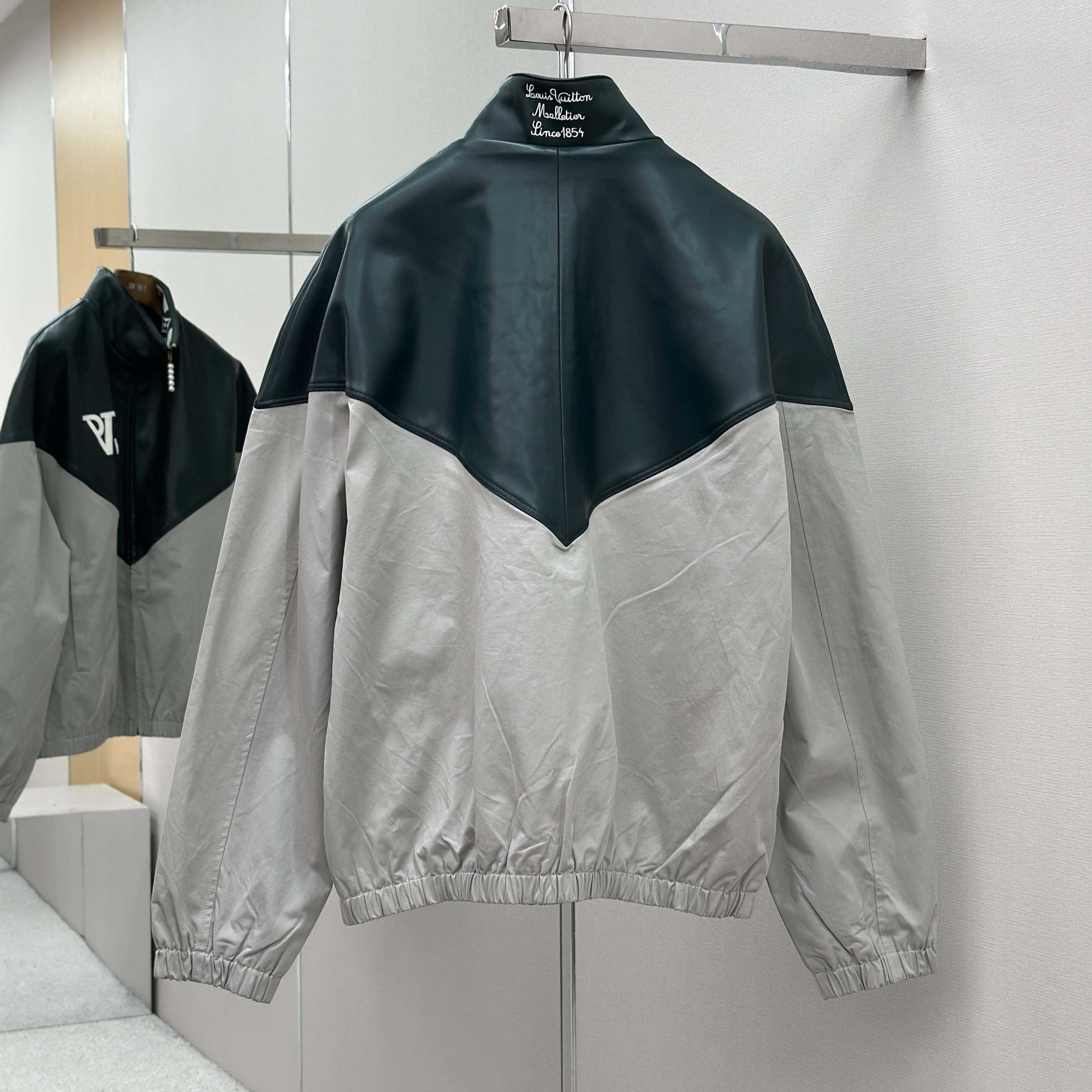Louis Vuitton Graphic Leather Mix Tracktop   1AIJX2 - FashionPlug