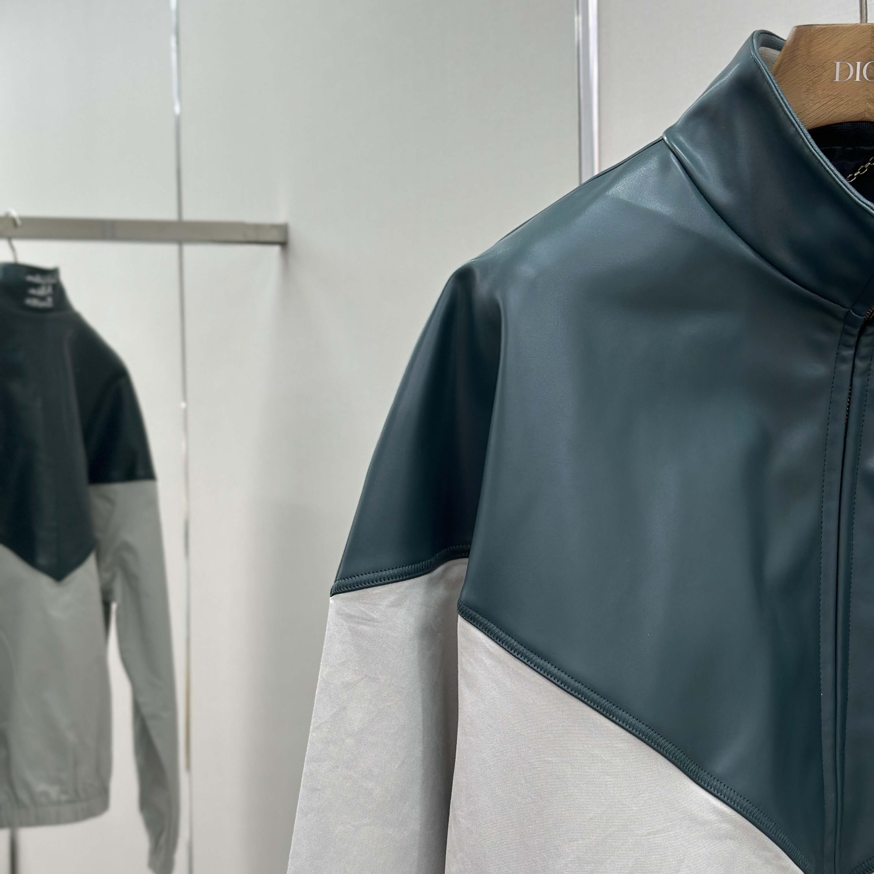 Louis Vuitton Graphic Leather Mix Tracktop   1AIJX2 - FashionPlug