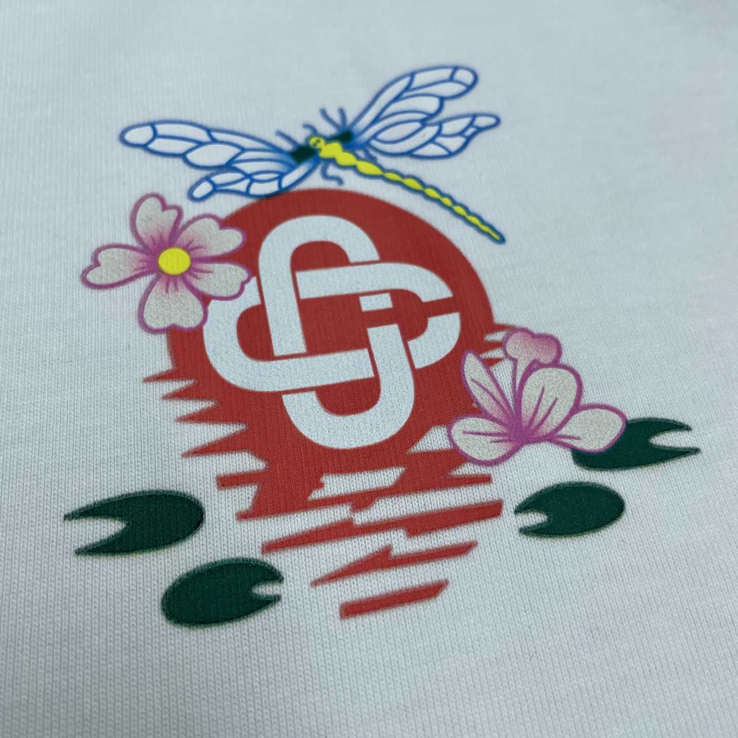 Casablanca Dragonfly Floral T-shirt   C1087 - FashionPlug