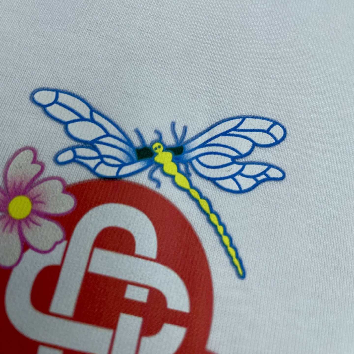 Casablanca Dragonfly Floral T-shirt   C1087 - FashionPlug