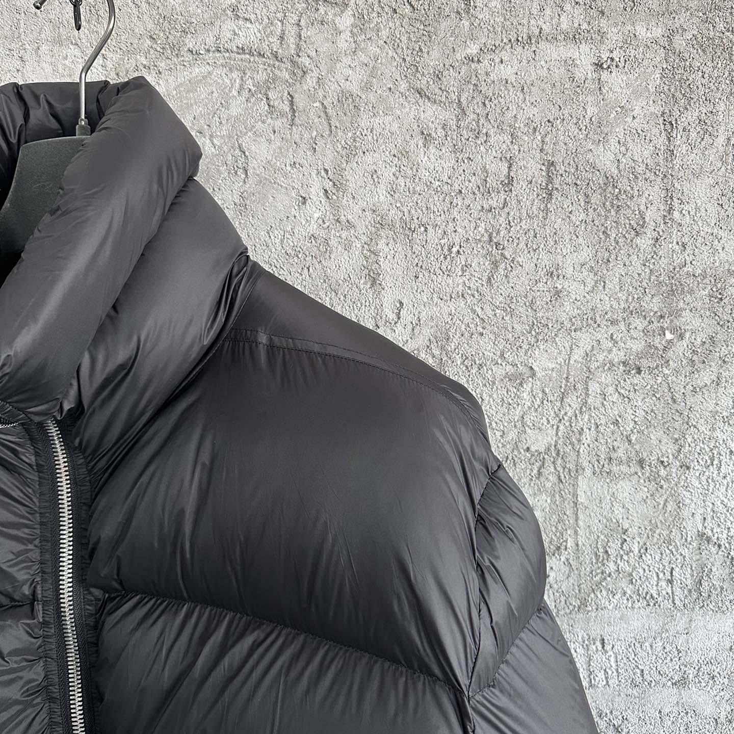 Rick Owens Turtle Nylon Cropped Puffer Jacket  - FashionPlug