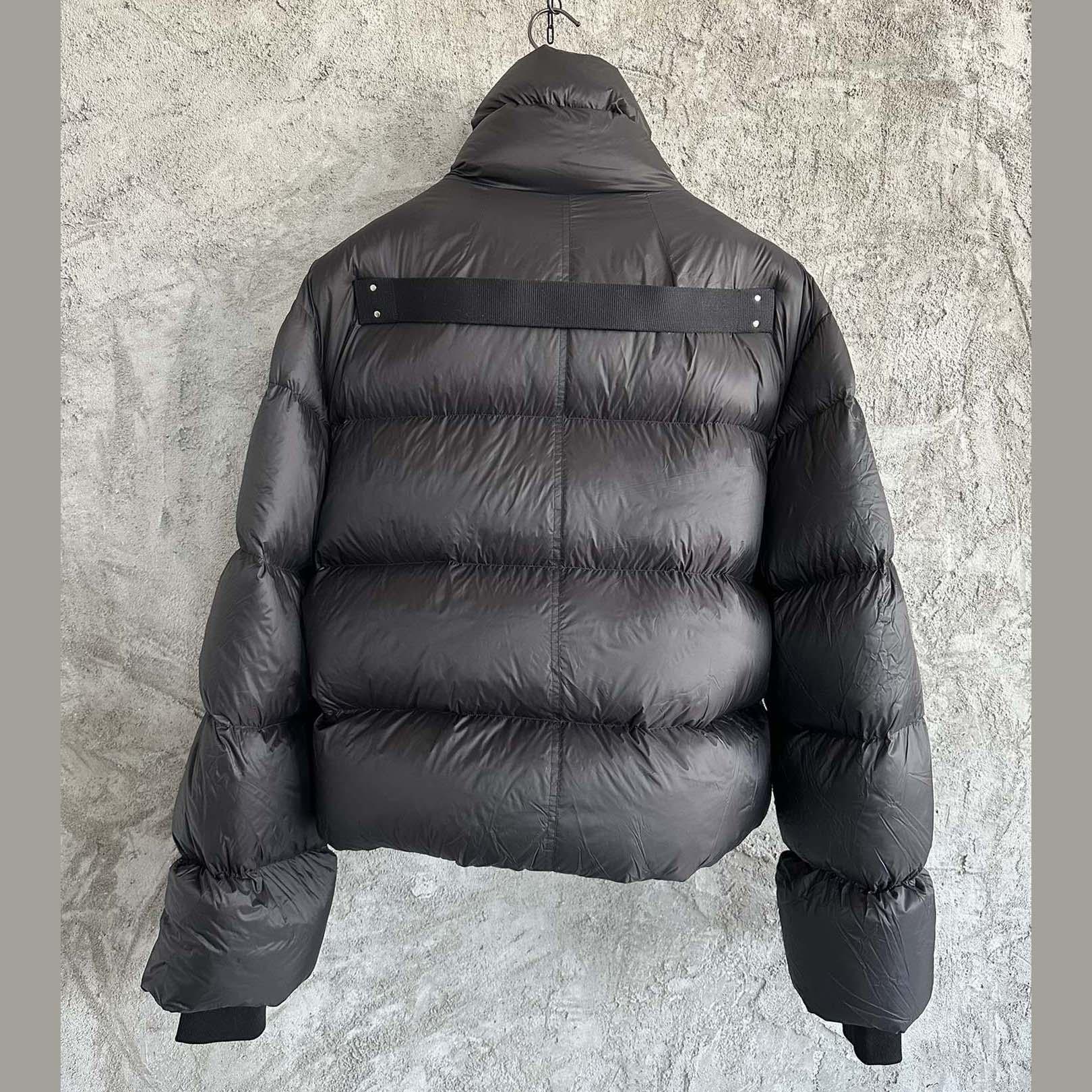 Rick Owens Turtle Nylon Cropped Puffer Jacket  - FashionPlug