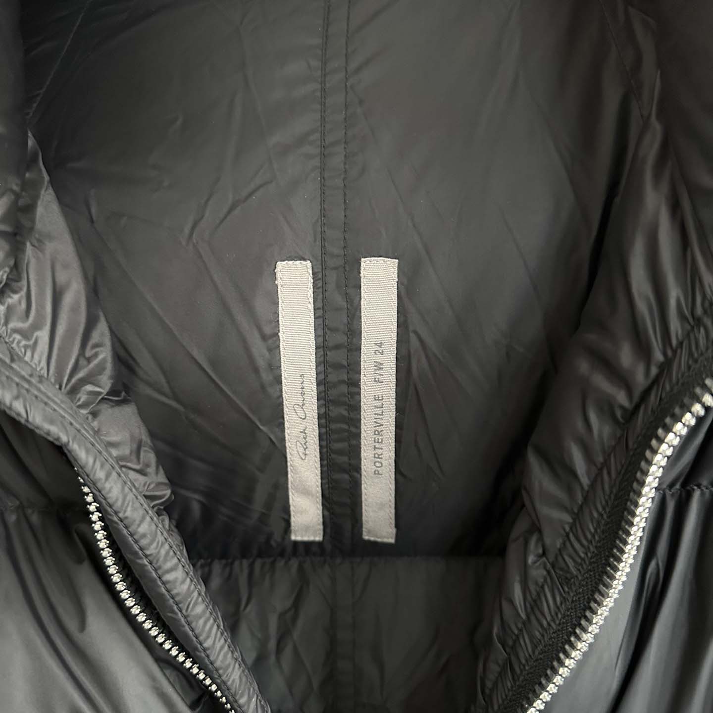 Rick Owens Turtle Nylon Cropped Puffer Jacket  - FashionPlug