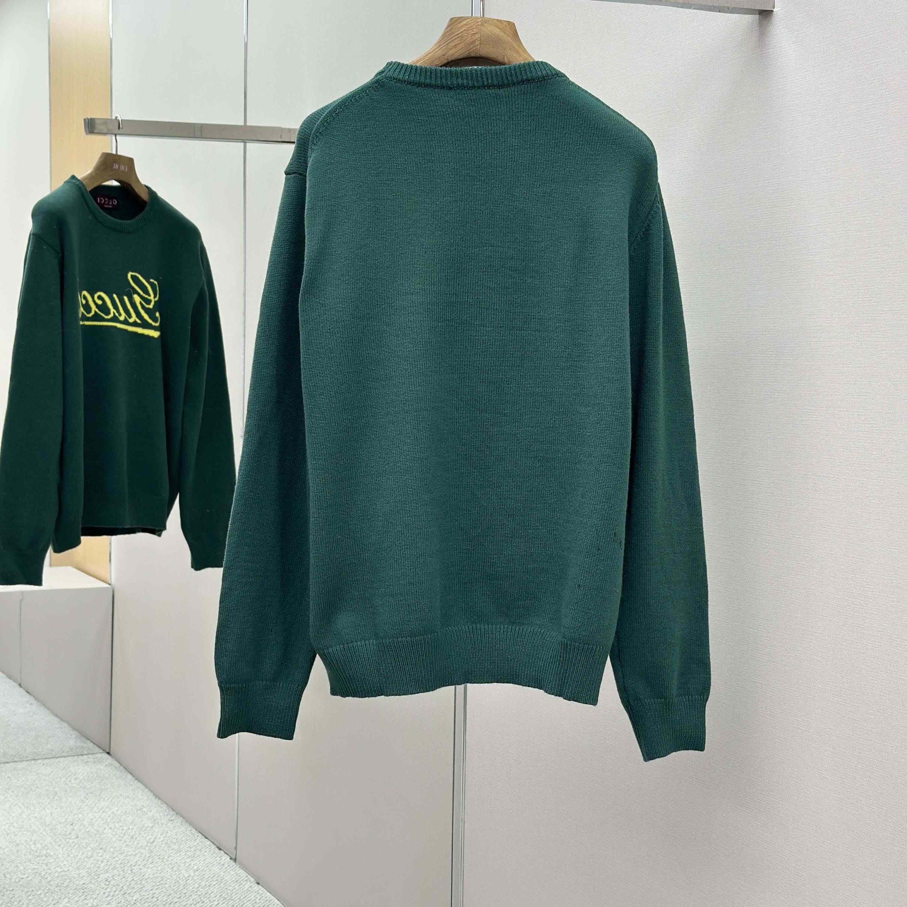 Gucci Knit Wool Sweater With Intarsia - FashionPlug