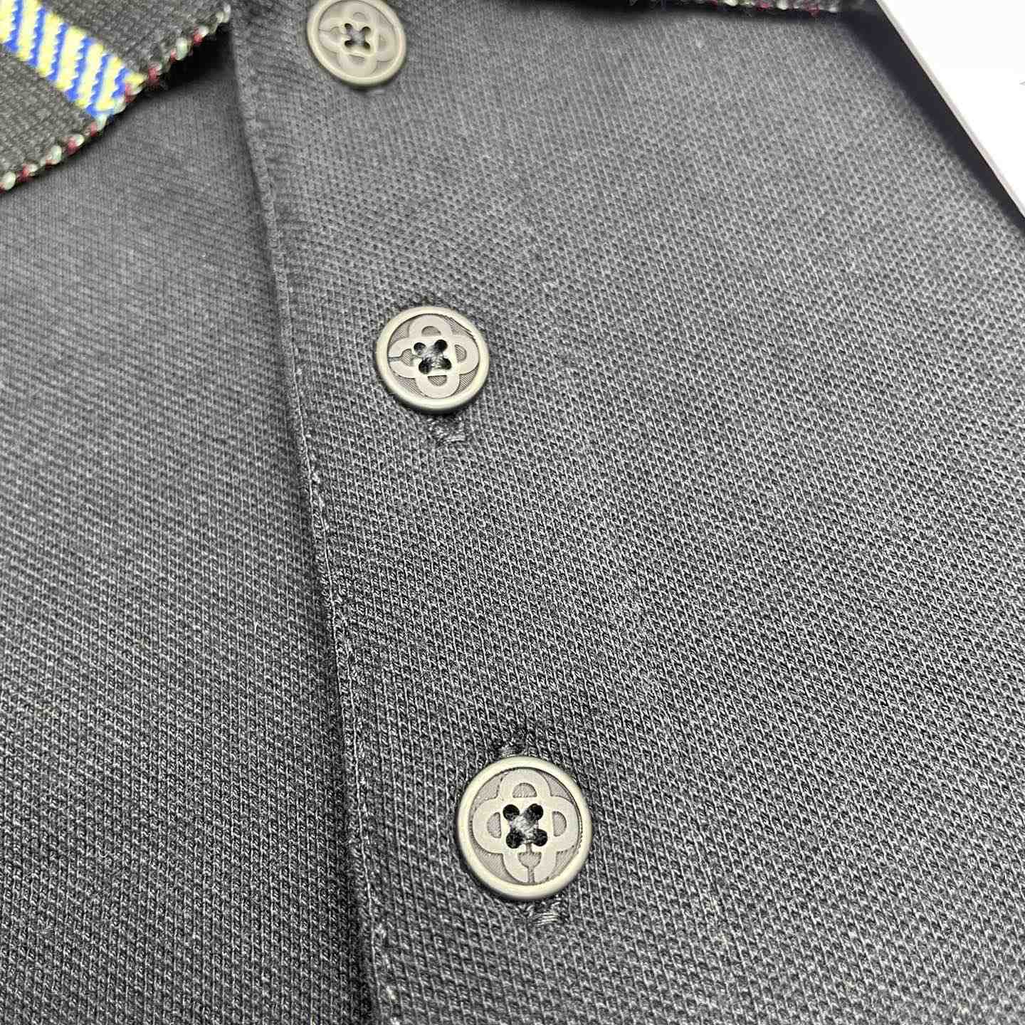 Casablanca Laurel Pique Short Sleeve Polo Shirt    c1098 - FashionPlug