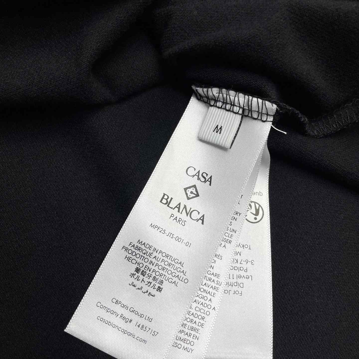 Casablanca Laurel Pique Short Sleeve Polo Shirt    c1098 - FashionPlug