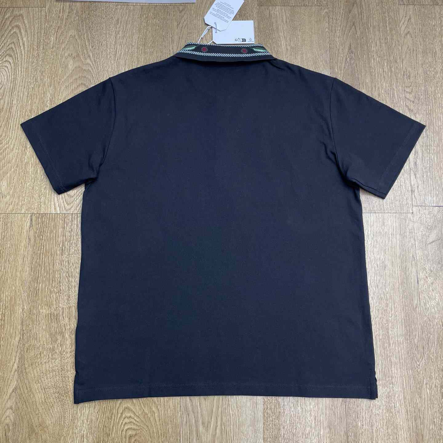 Casablanca Laurel Pique Short Sleeve Polo Shirt    c1098 - FashionPlug