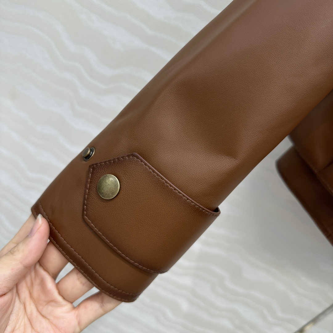 Ralph Lauren Naylor Leather Jacket - FashionPlug