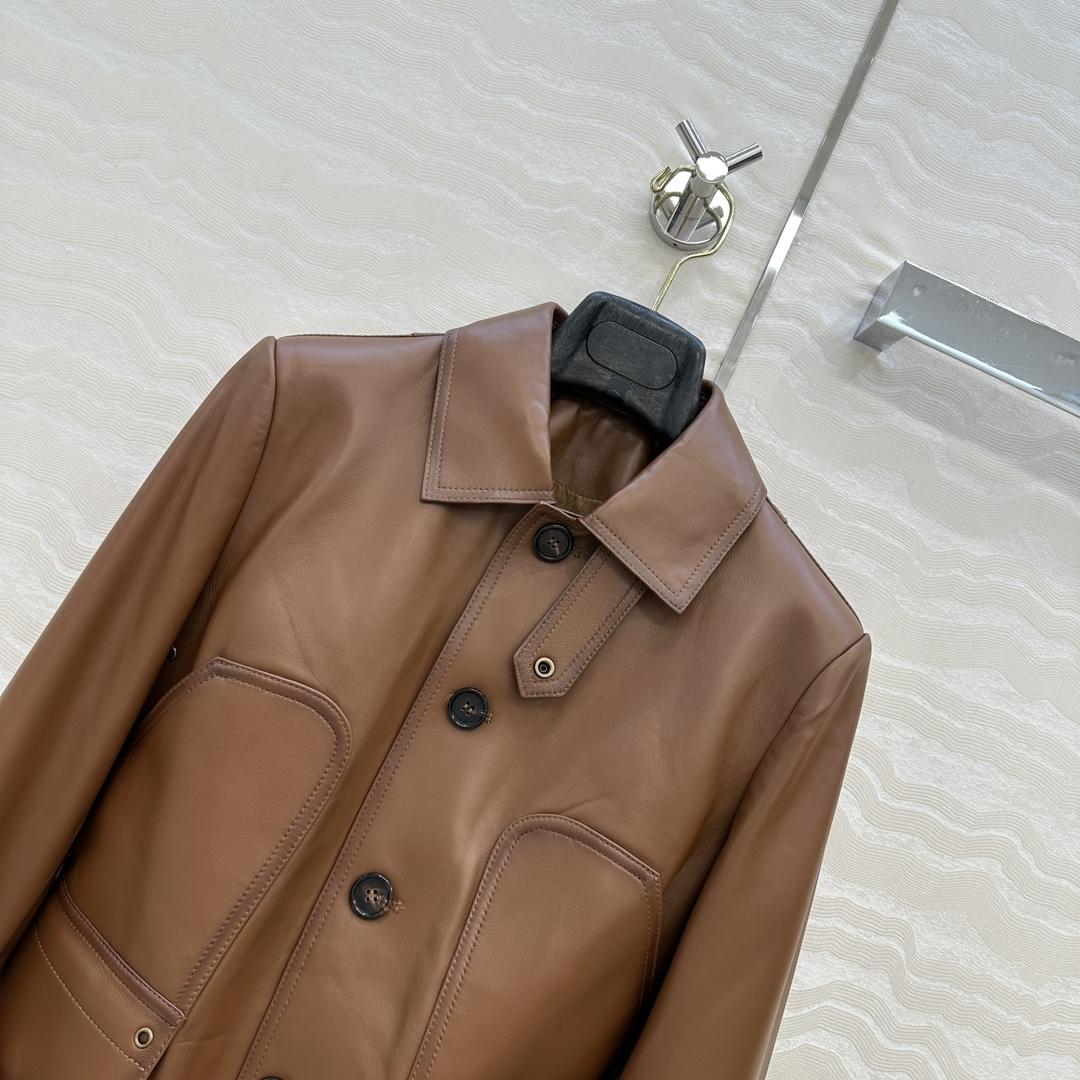 Ralph Lauren Naylor Leather Jacket - FashionPlug