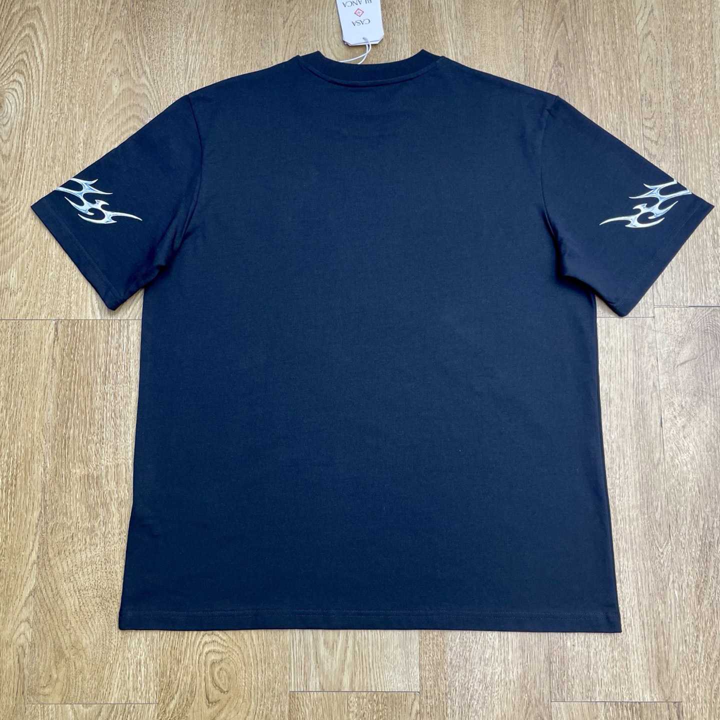 Casablanca Blades Oversized Short Sleeve T-Shirt   C1084 - FashionPlug