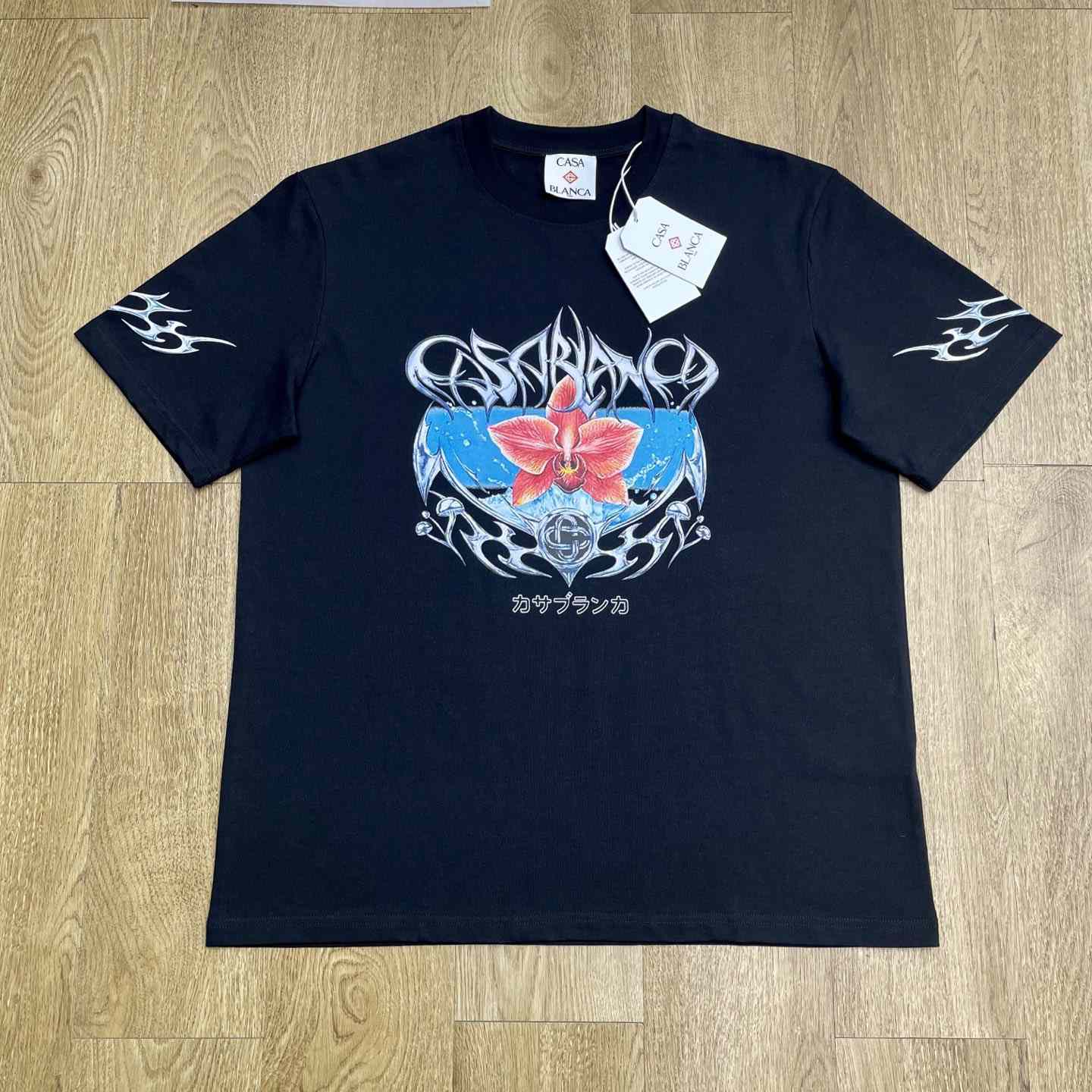 Casablanca Blades Oversized Short Sleeve T-Shirt   C1084 - FashionPlug