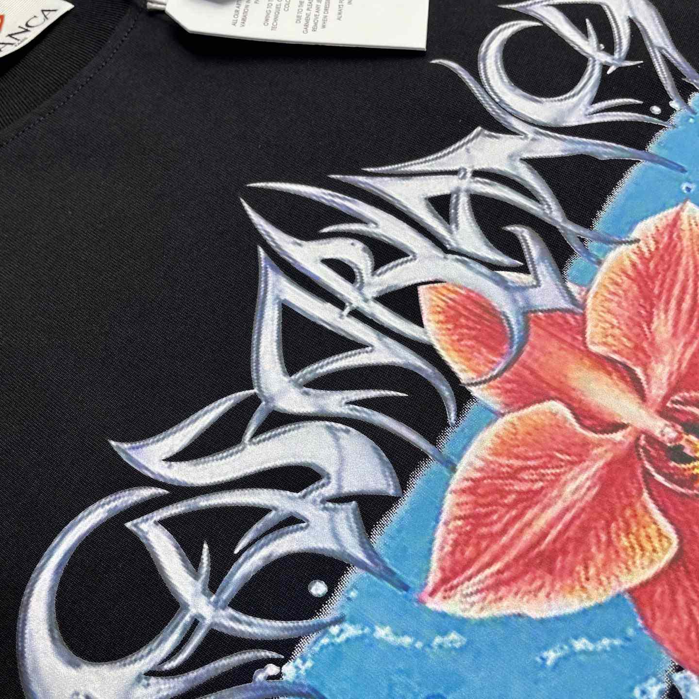 Casablanca Blades Oversized Short Sleeve T-Shirt   C1084 - FashionPlug