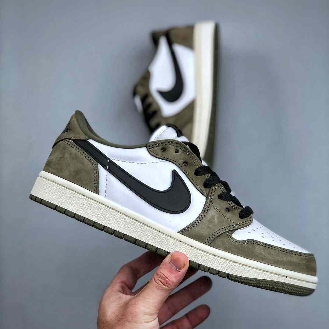 Air Jordan 1 Low OG “Medium Olive” HQ6998-200 - FashionPlug