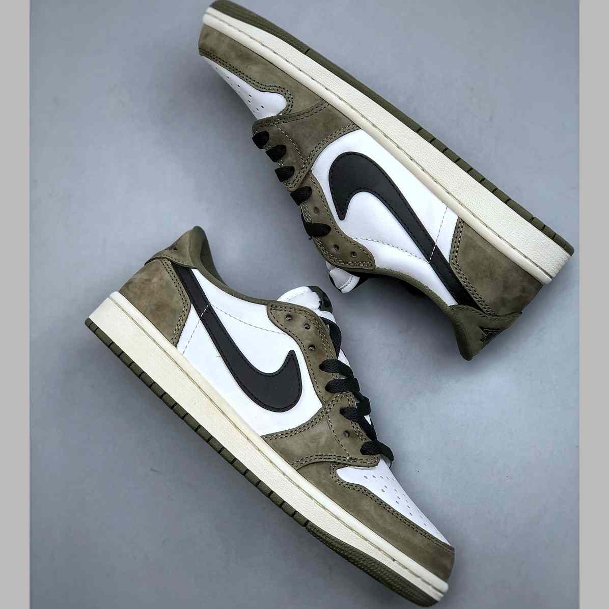 Air Jordan 1 Low OG “Medium Olive” HQ6998-200 - FashionPlug