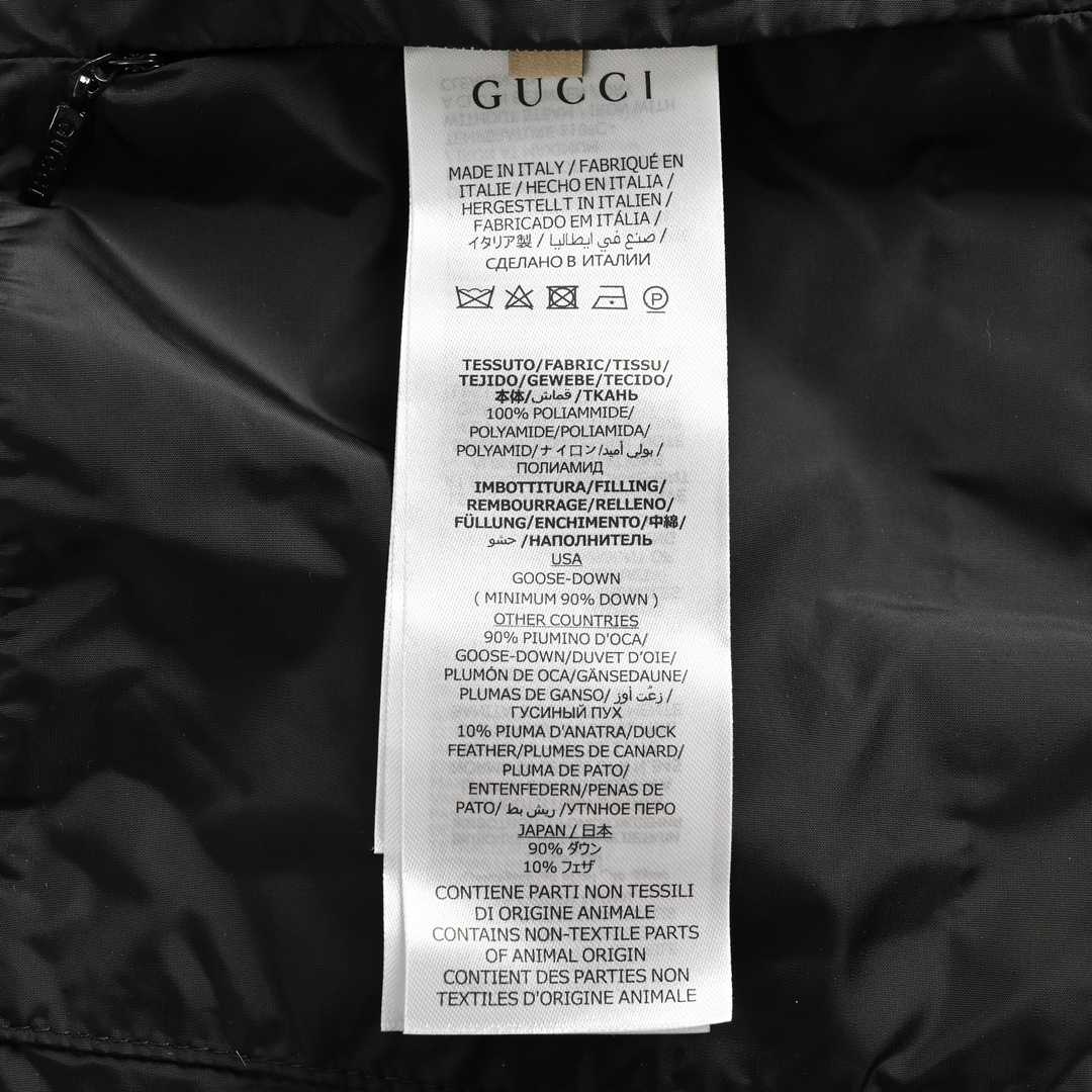 Gucci GG Nylon Canvas Down Jacket - FashionPlug