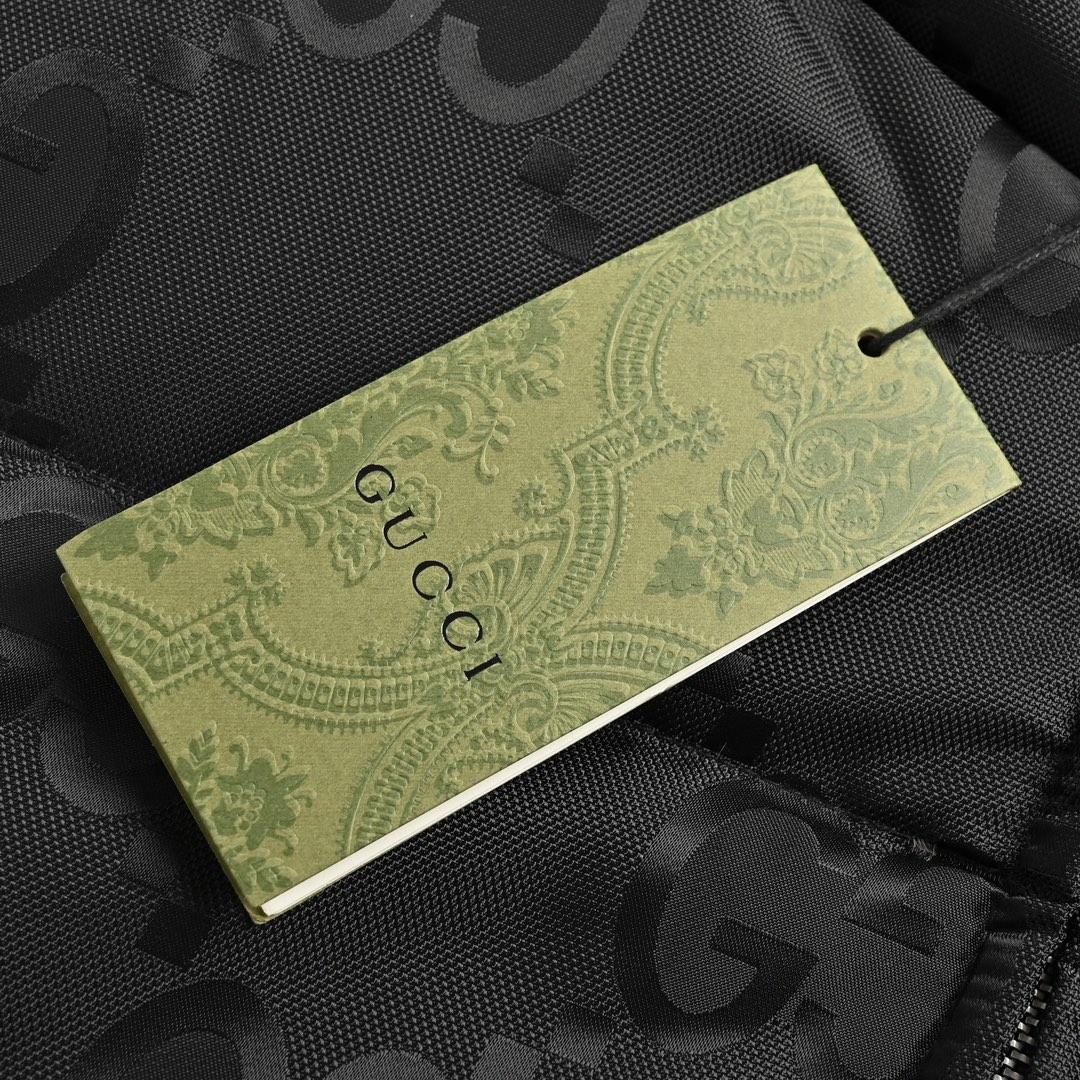 Gucci GG Nylon Canvas Down Jacket - FashionPlug