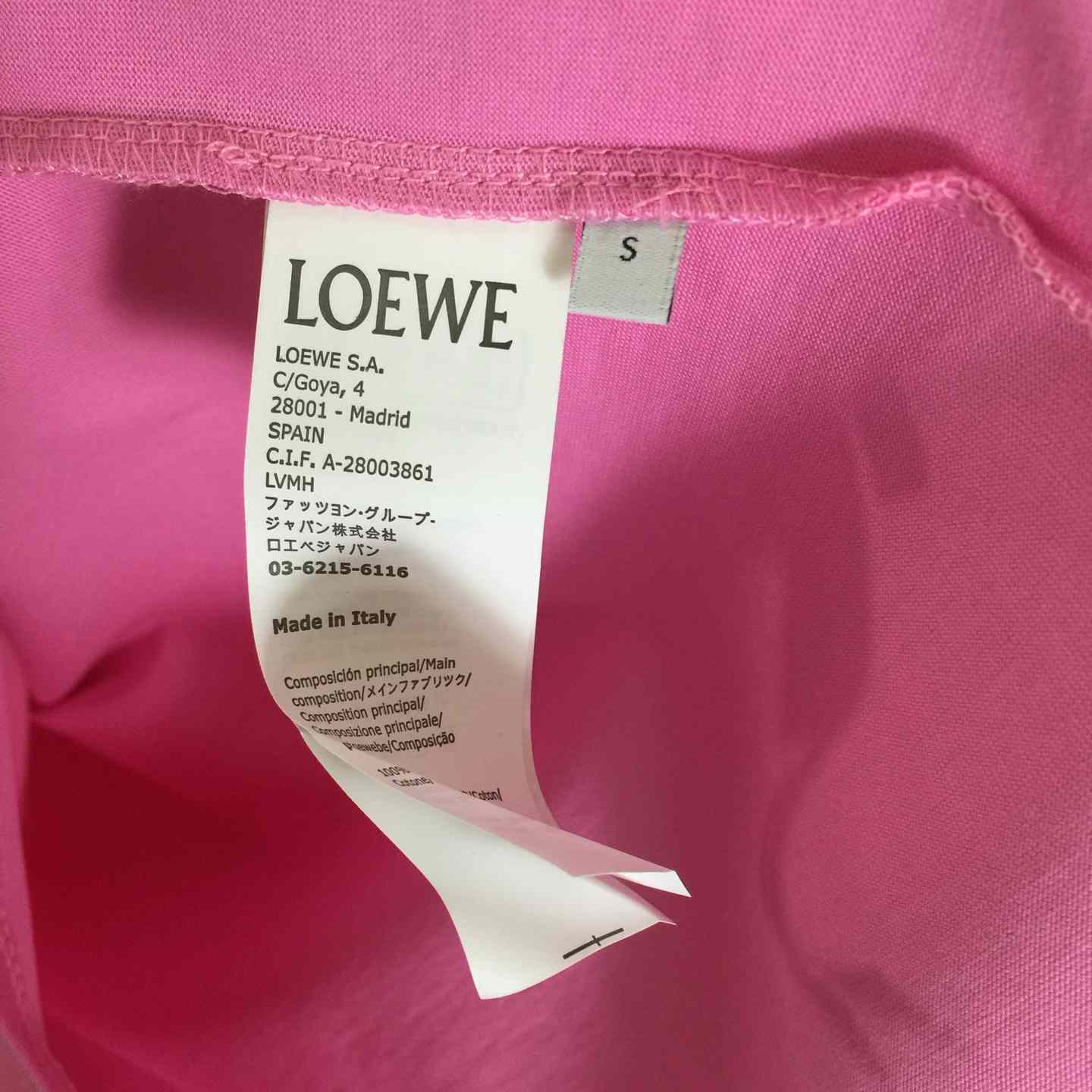 Loewe Relaxed Fit T-shirt In Cotton - FashionPlug