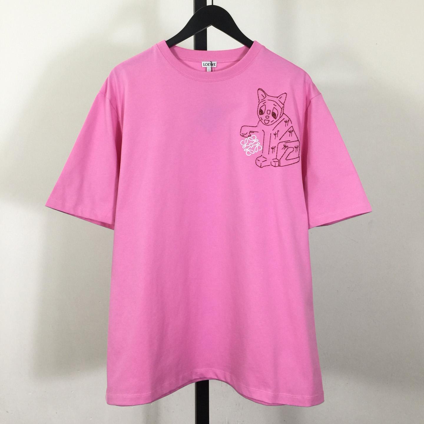 Loewe Relaxed Fit T-shirt In Cotton - FashionPlug