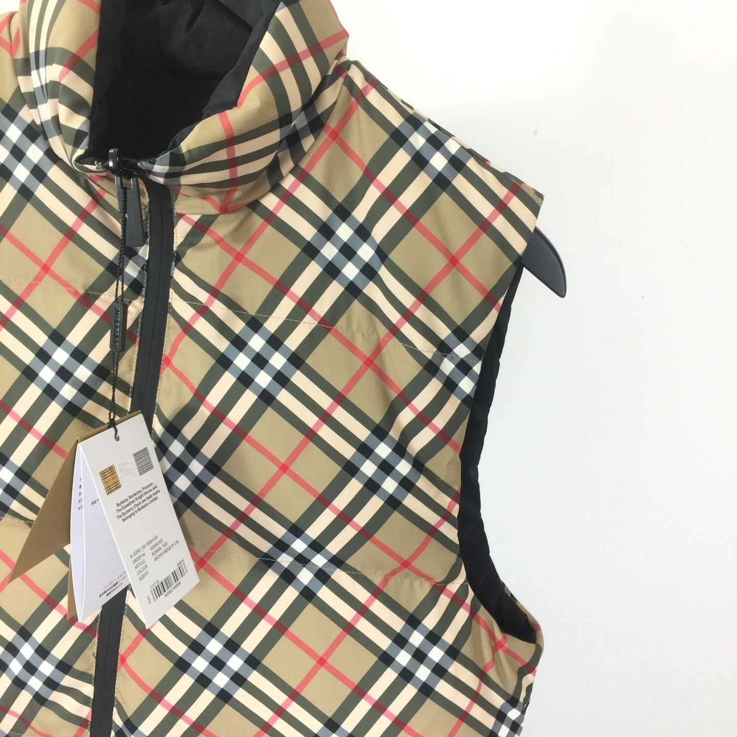 Burberry Reversible Check Puffer Gilet - FashionPlug