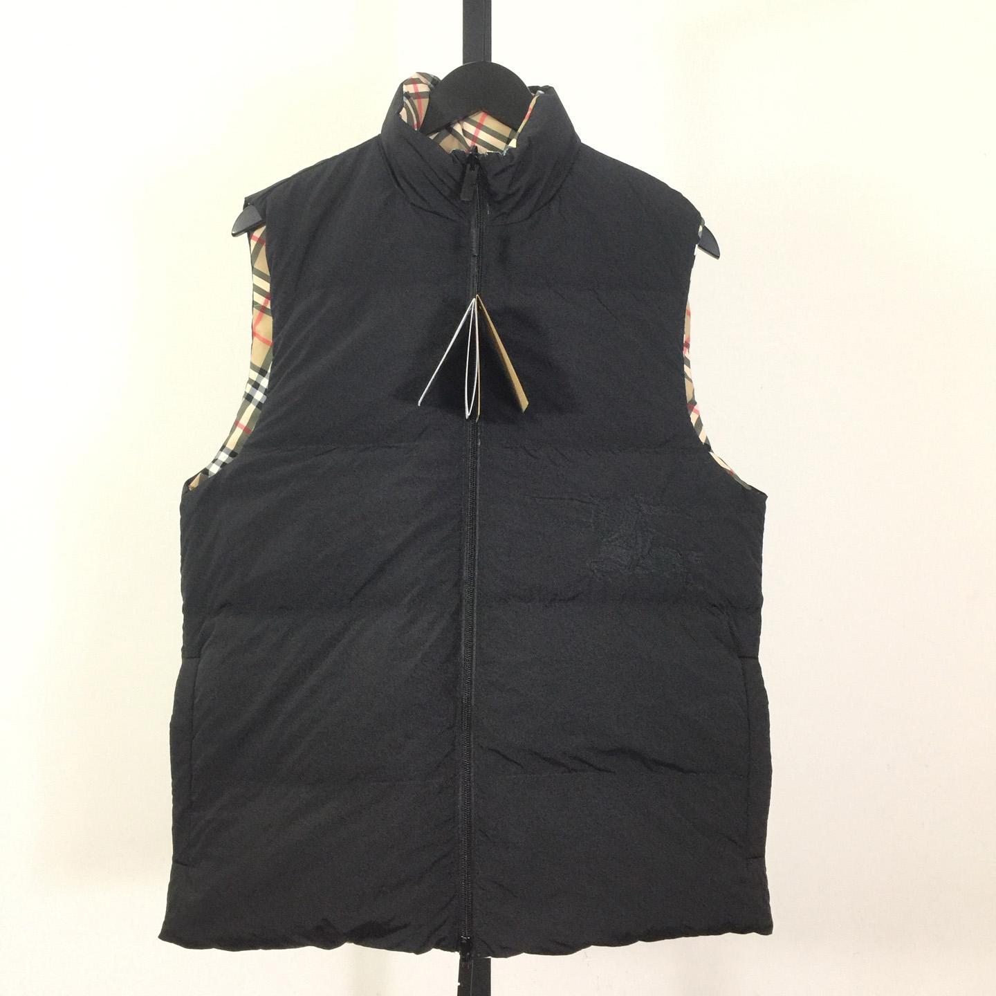 Burberry Reversible Check Puffer Gilet - FashionPlug