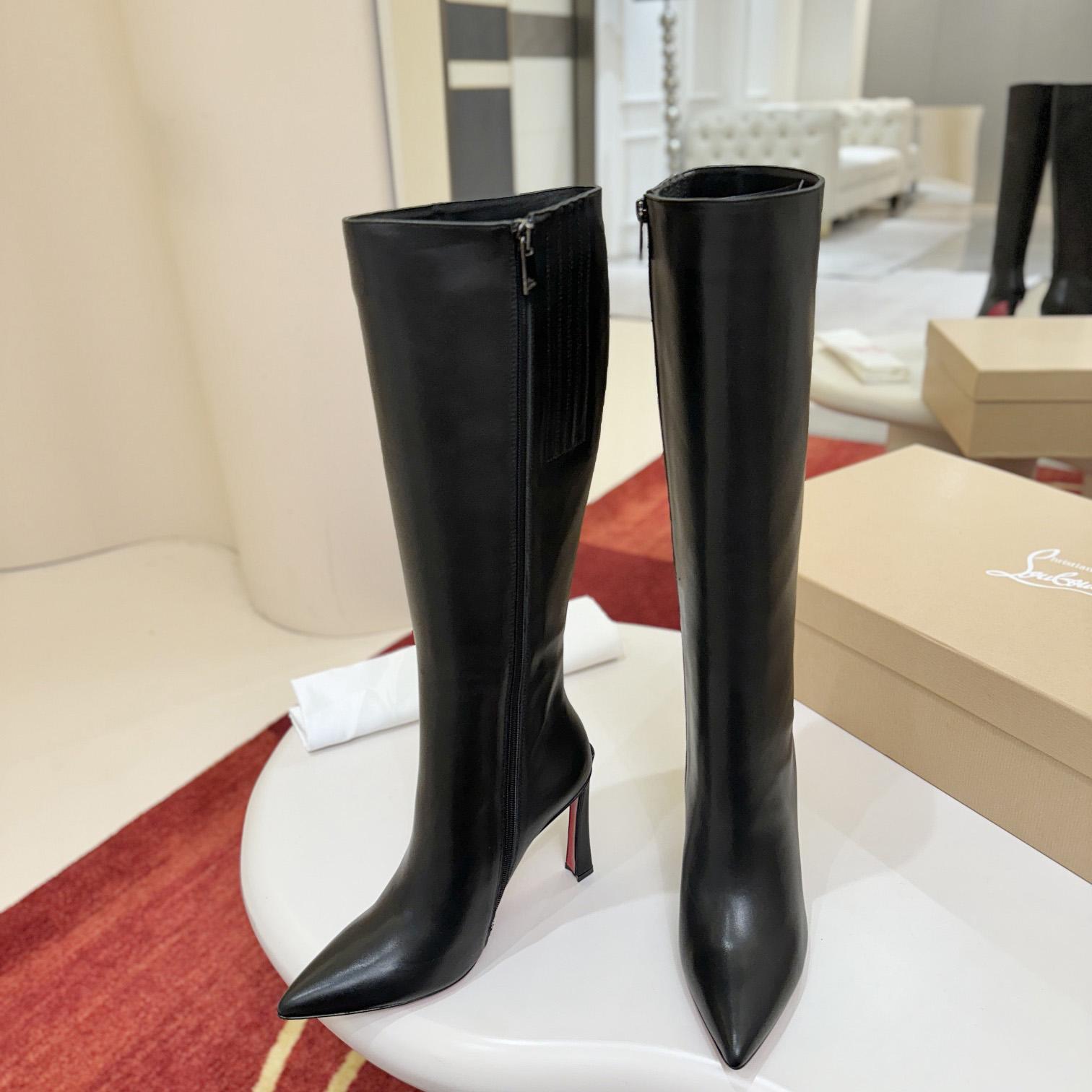 Christian Louboutin Kate Botta 100 mm Boots - FashionPlug