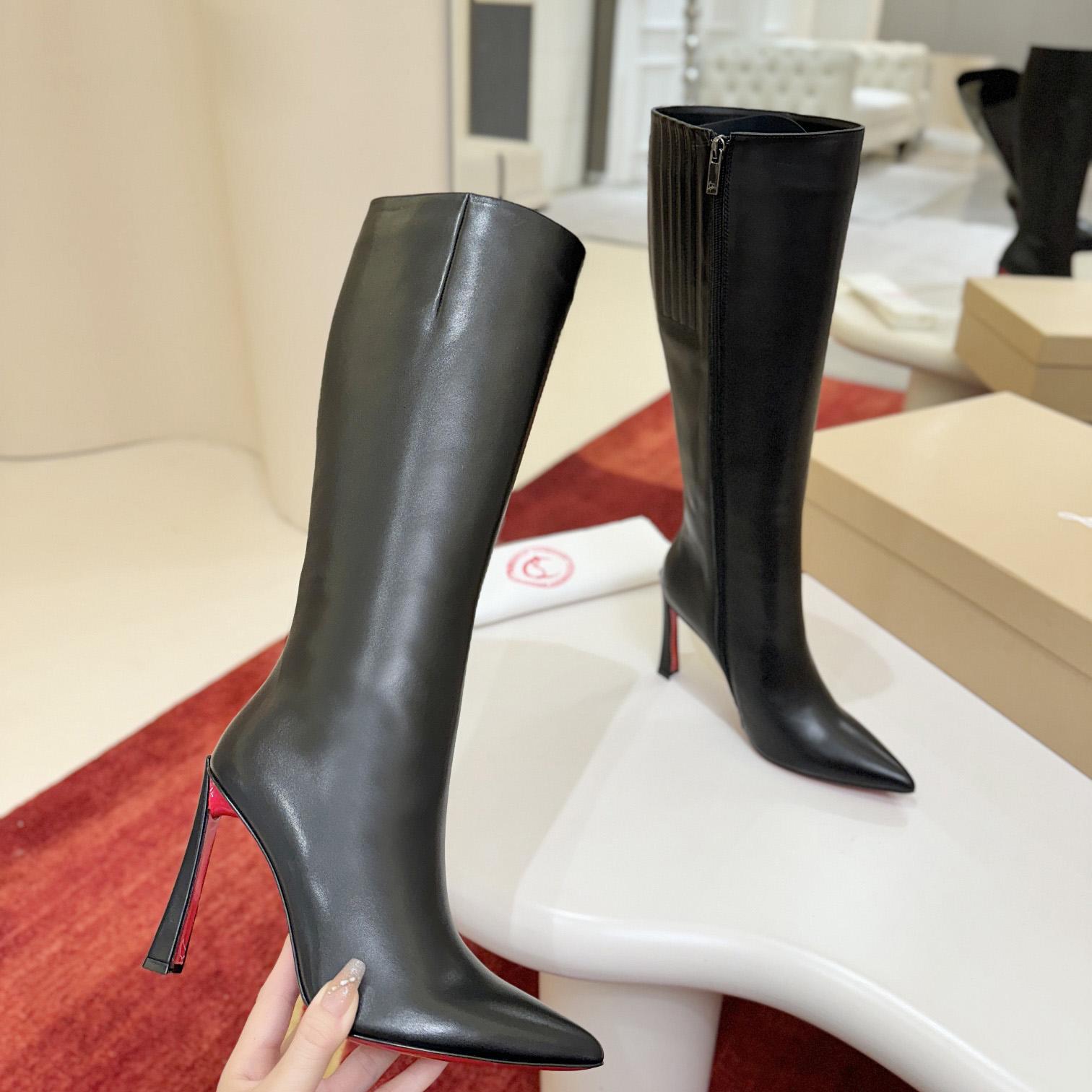 Christian Louboutin Kate Botta 100 mm Boots - FashionPlug