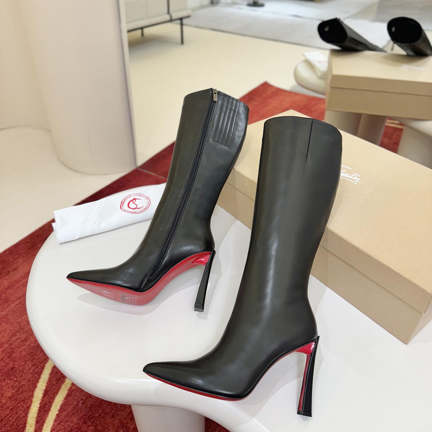 Christian Louboutin Kate Botta 100 mm Boots - FashionPlug
