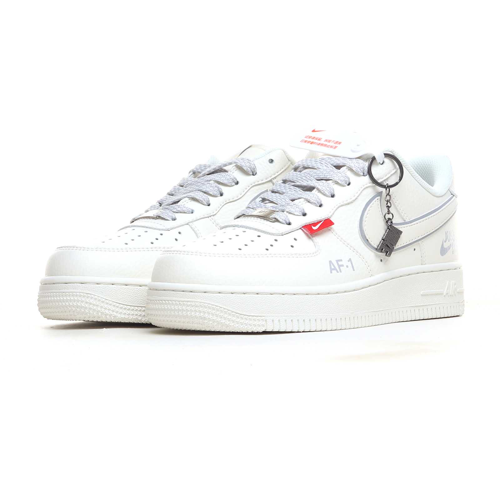 Nike Air Force 1 ’07 Low “White Silver Red-Label” CS5288-043 - FashionPlug