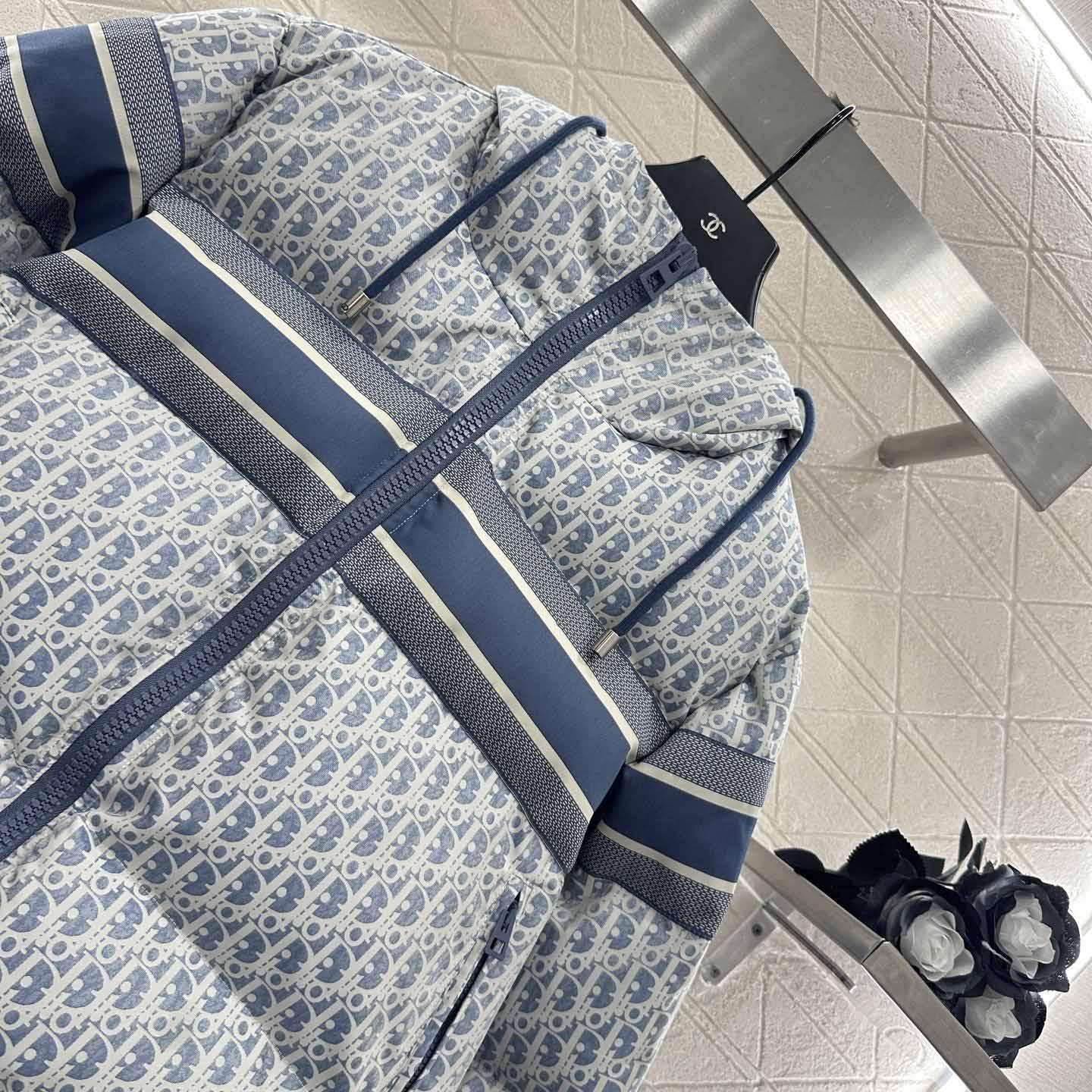 Dior DiorAlps Cropped Puffer Jacket with Hood  - FashionPlug