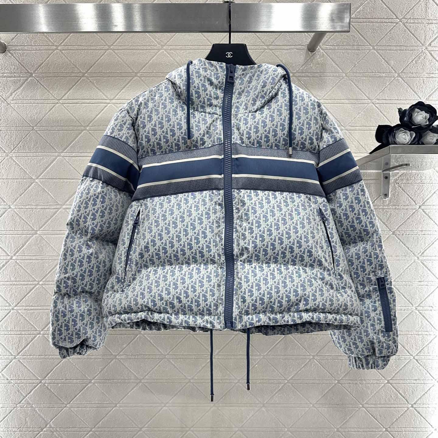 Dior DiorAlps Cropped Puffer Jacket with Hood  - FashionPlug