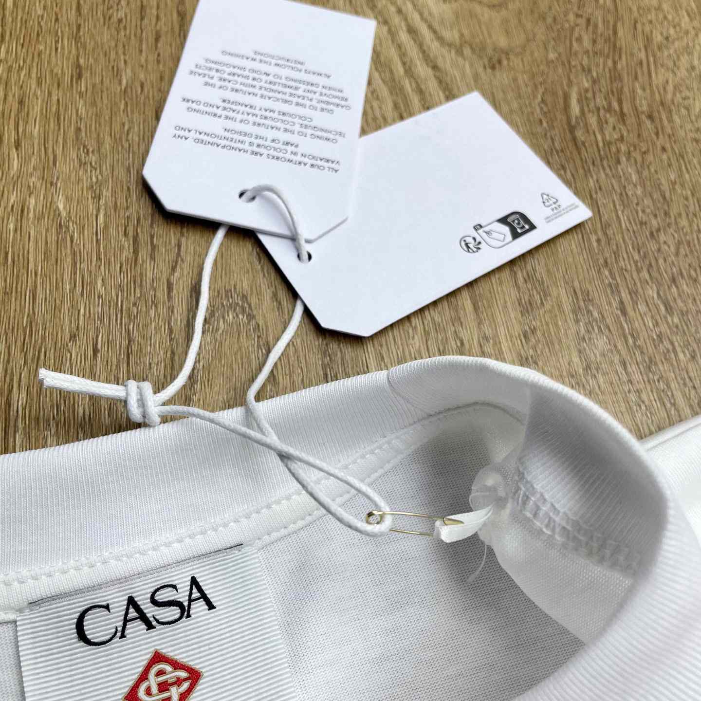 Casablanca Logo-patch Cotton T-shirt   C1076 - FashionPlug