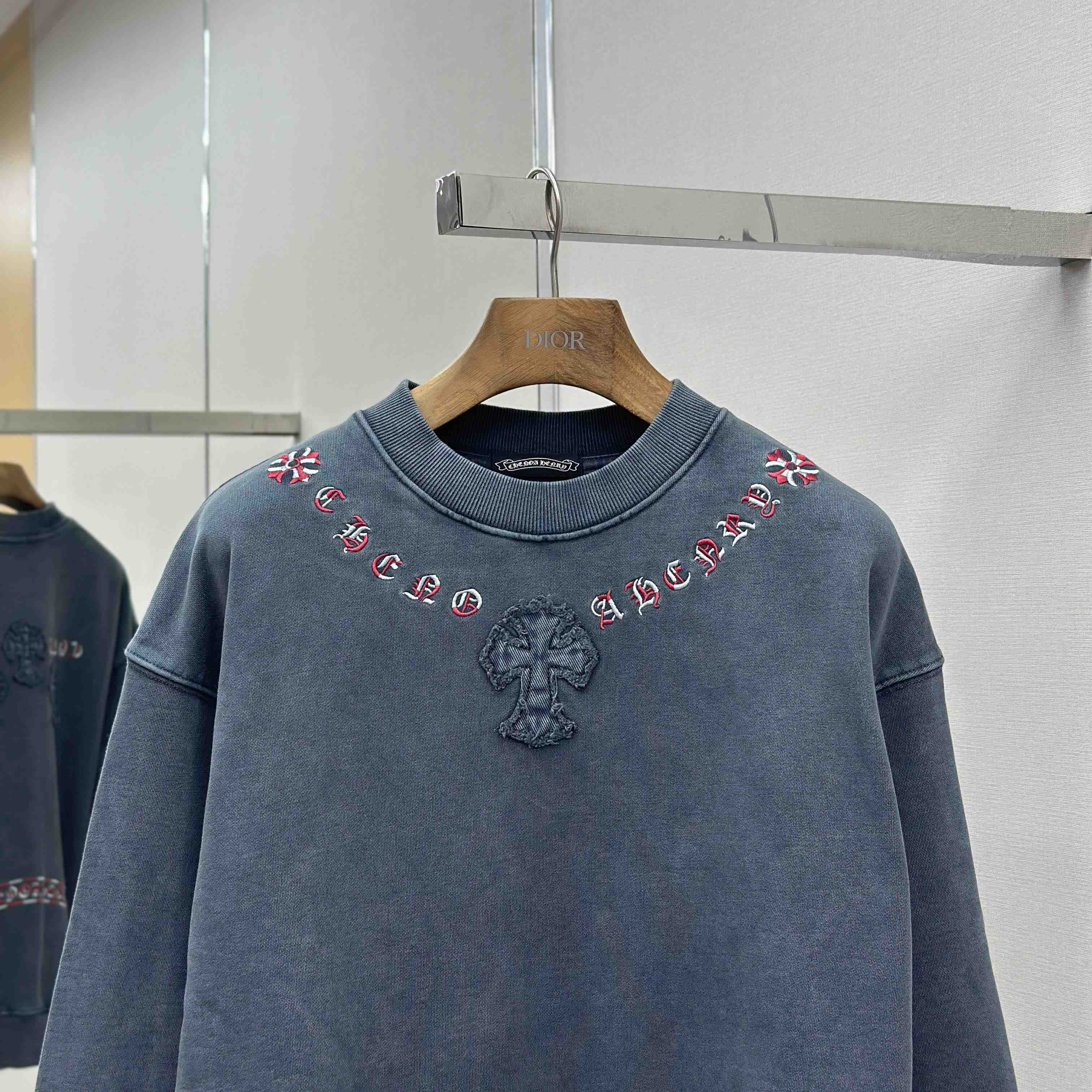Chrome Hearts Cotton Sweatshirt - FashionPlug