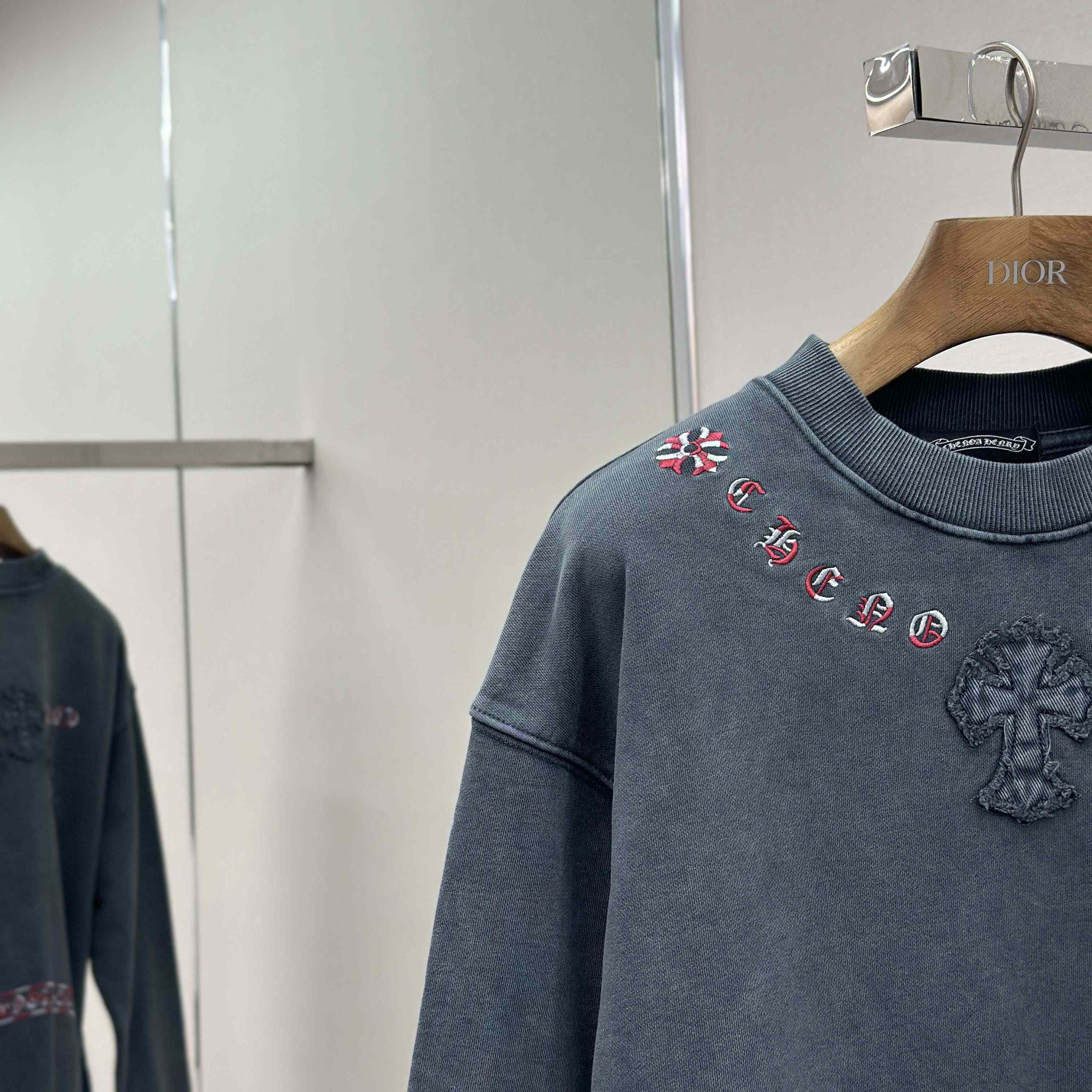 Chrome Hearts Cotton Sweatshirt - FashionPlug