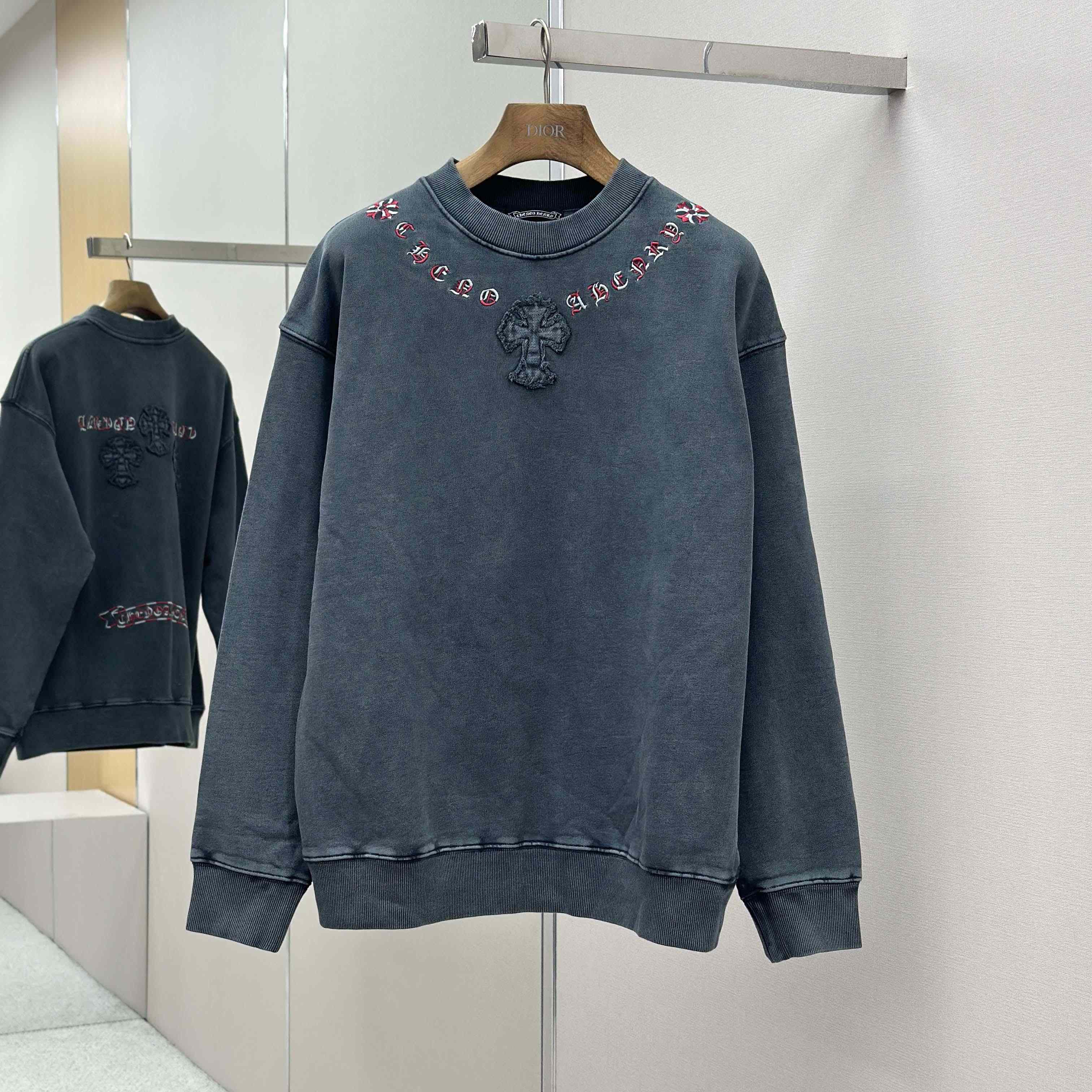 Chrome Hearts Cotton Sweatshirt - FashionPlug