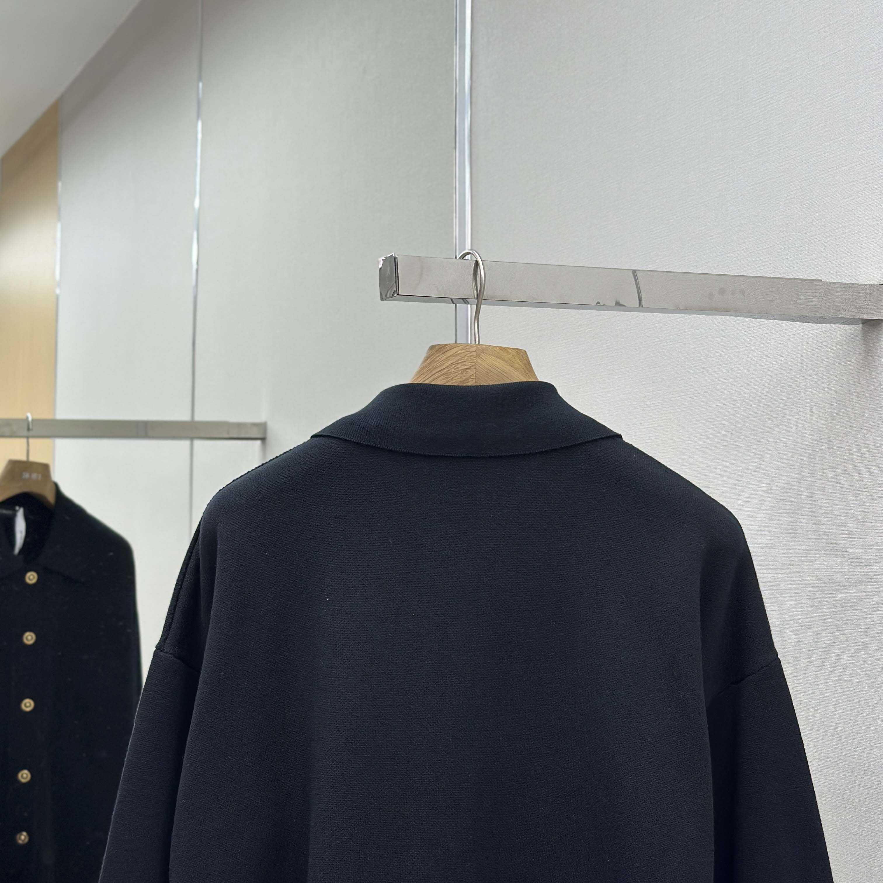 Versace Cashmere-Blend Knit Polo Cardigan - FashionPlug