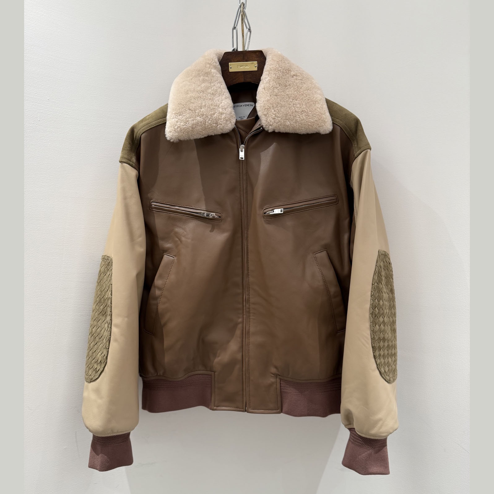 Bottega Veneta Leather Nappa Blouson - FashionPlug
