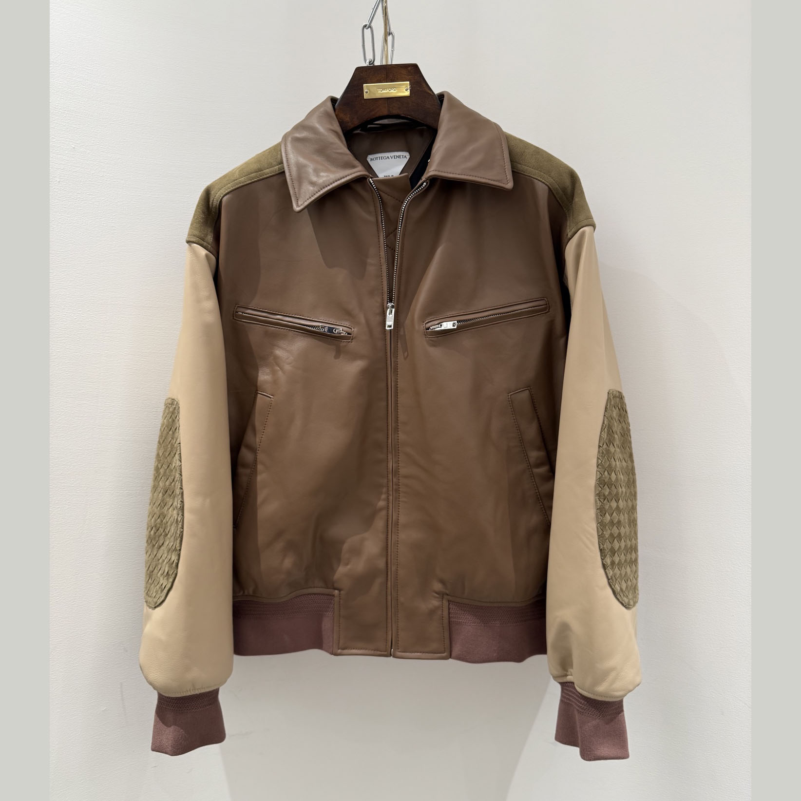 Bottega Veneta Leather Nappa Blouson - FashionPlug