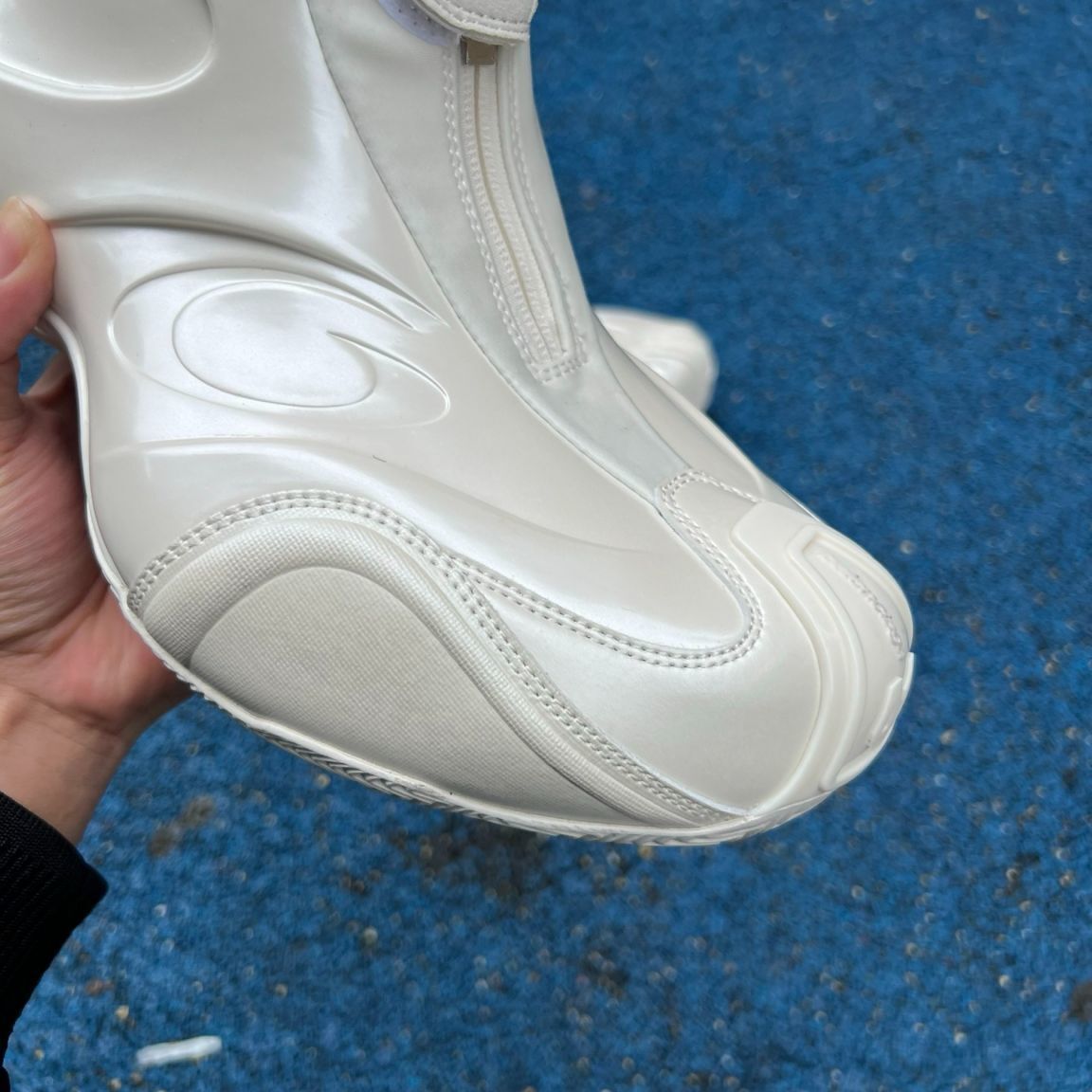 Balenciaga Basketball Sneaker In White  - FashionPlug