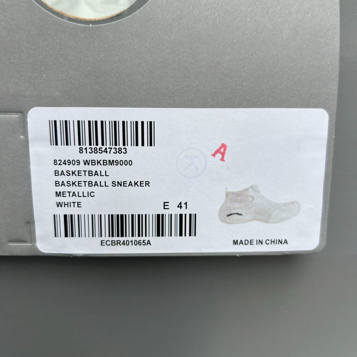 Balenciaga Basketball Sneaker In White  - FashionPlug