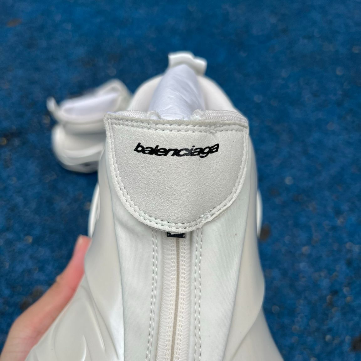 Balenciaga Basketball Sneaker In White  - FashionPlug