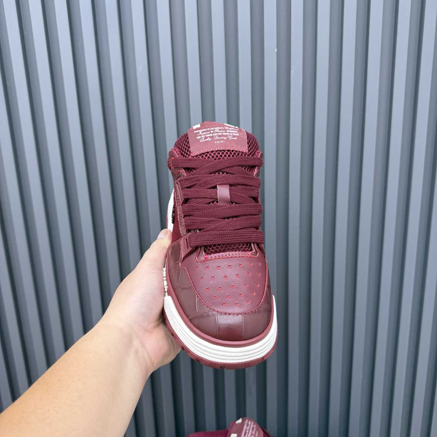 Amiri Croc Debossed Ma-1 - FashionPlug