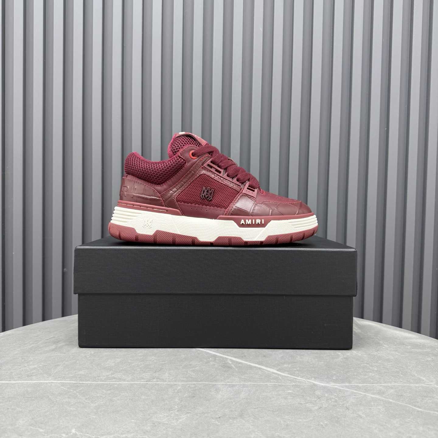 Amiri Croc Debossed Ma-1 - FashionPlug