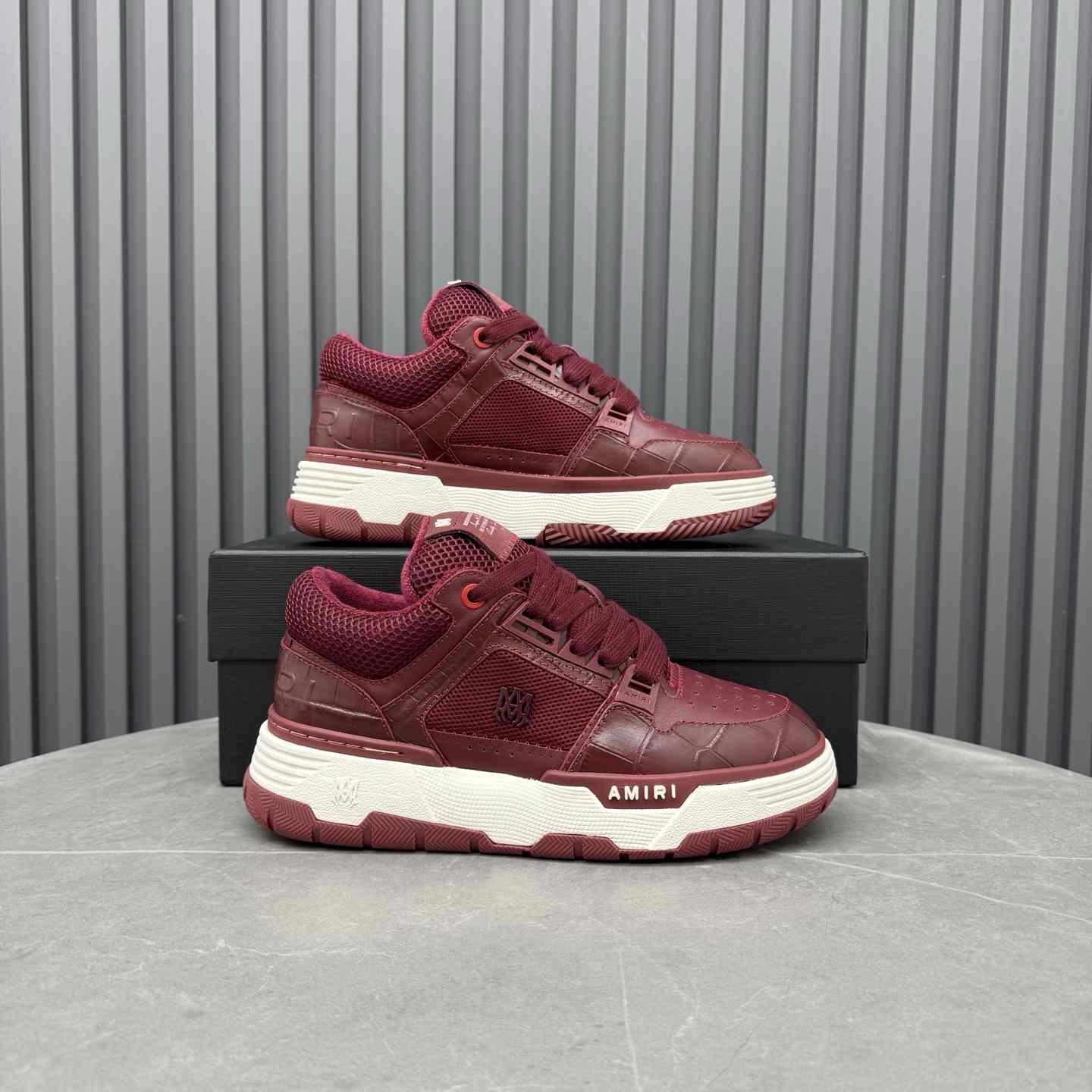 Amiri Croc Debossed Ma-1 - FashionPlug