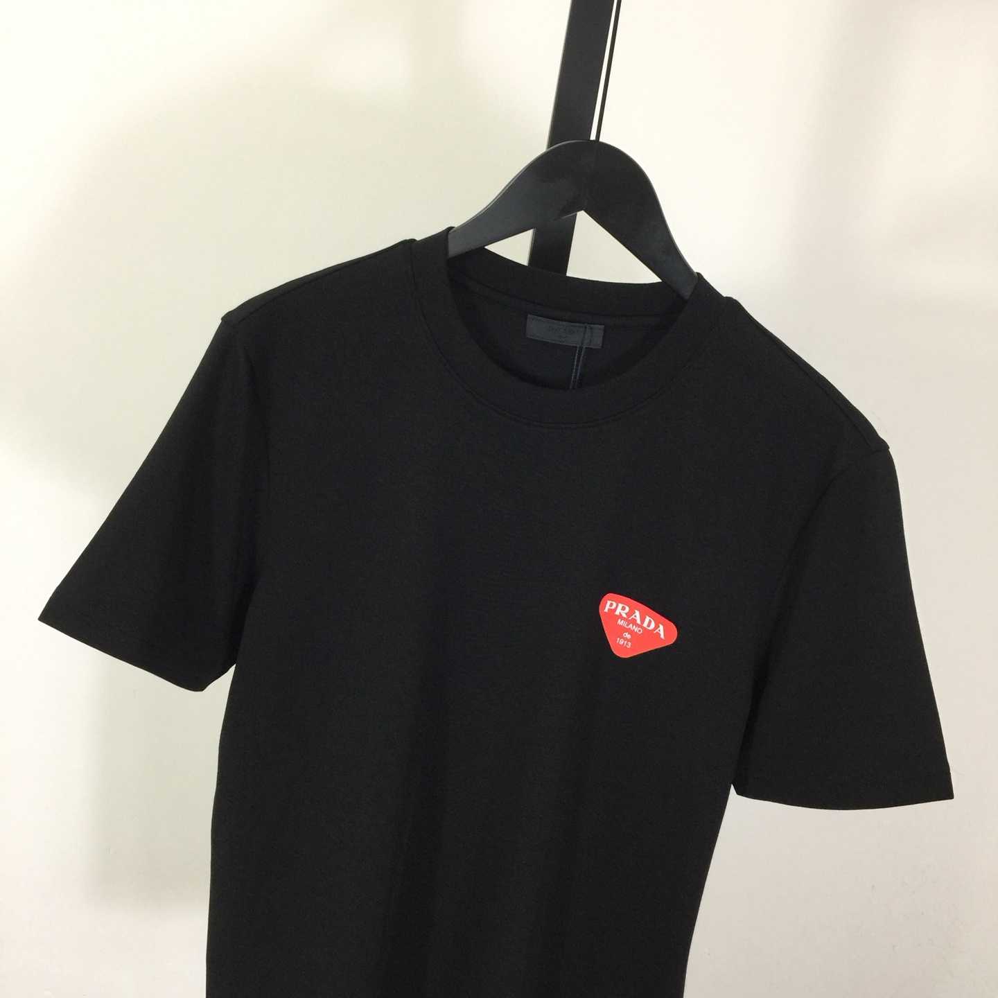 Prada Logo Cotton Tee - FashionPlug