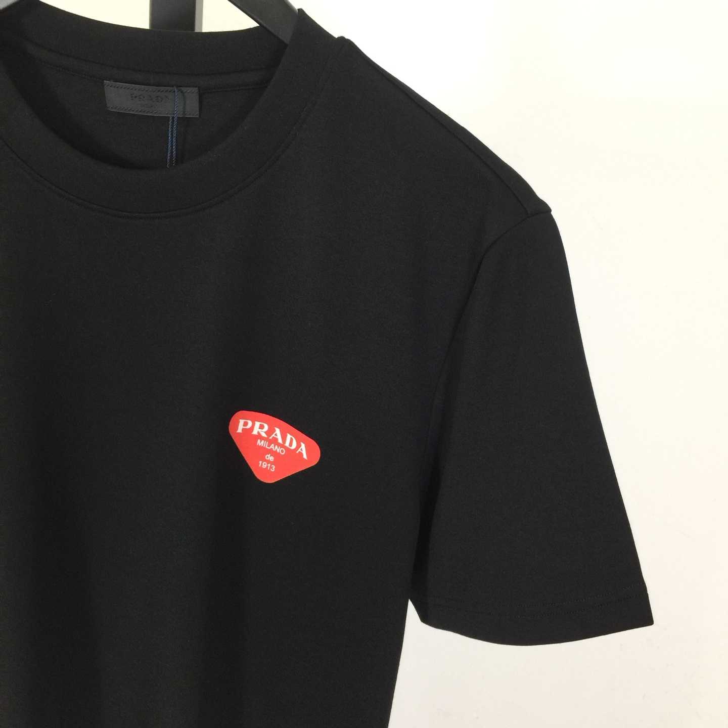 Prada Logo Cotton Tee - FashionPlug