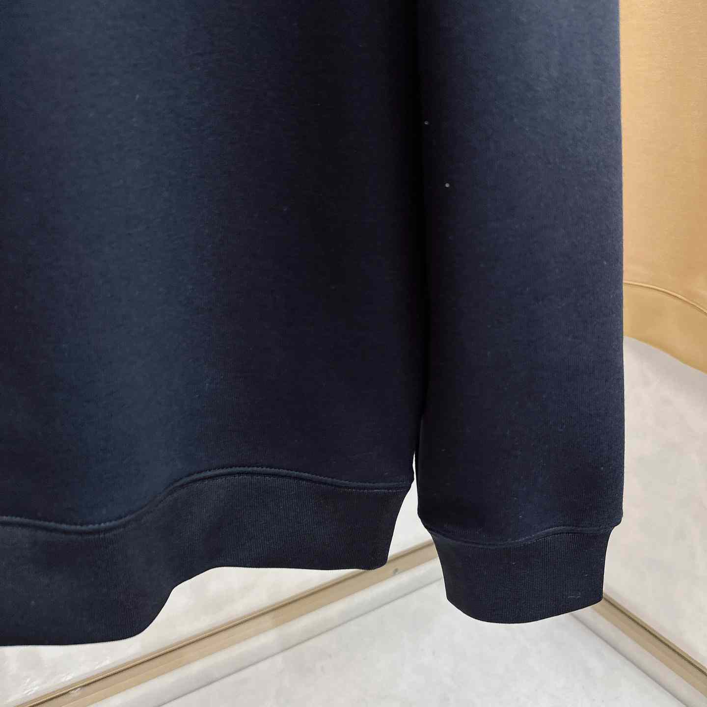 Burberry Check Collar Cotton Half-zip Sweatshirt - FashionPlug