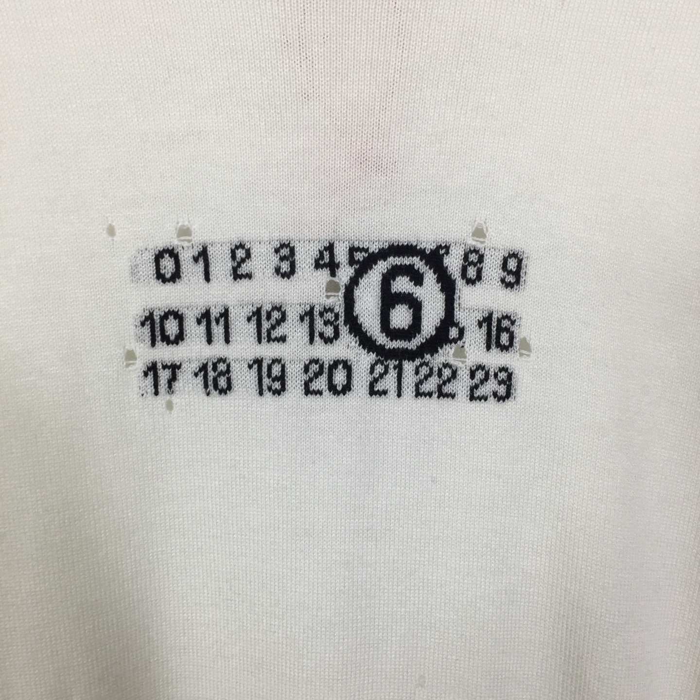 MM6 Maison Margiela Numbers-motif Sweater - FashionPlug