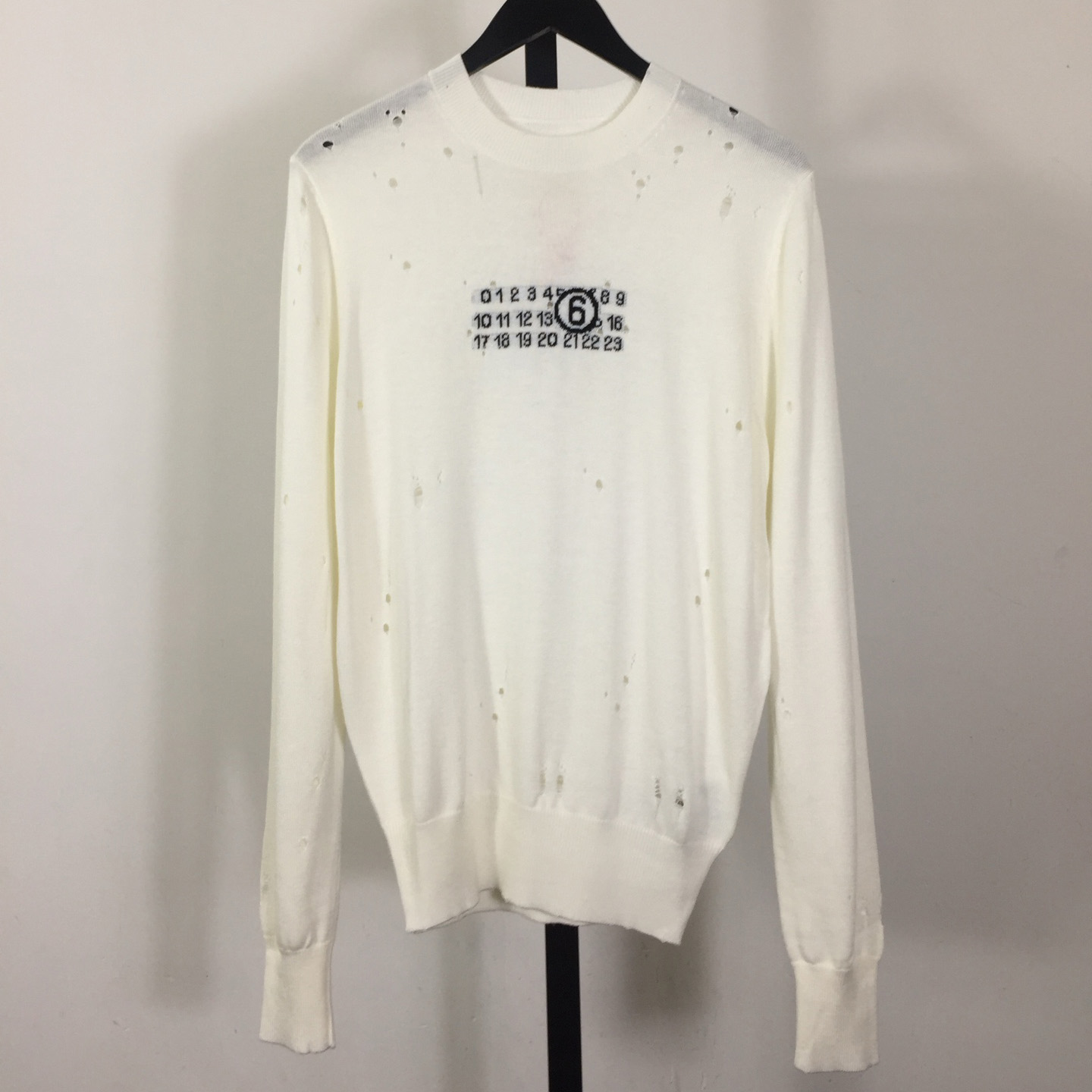 MM6 Maison Margiela Numbers-motif Sweater - FashionPlug
