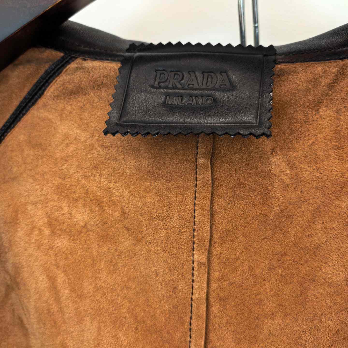 Prada Nappa Leather Hoodie Jacket - FashionPlug